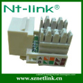 ivory color 90 degree cat5e utp rj45 keystone jack